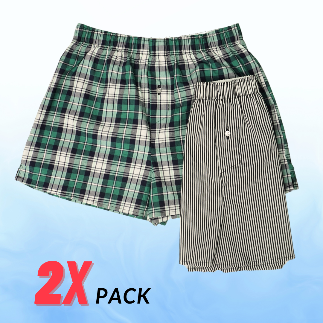 2 Pack Night Boxer Underwear Short