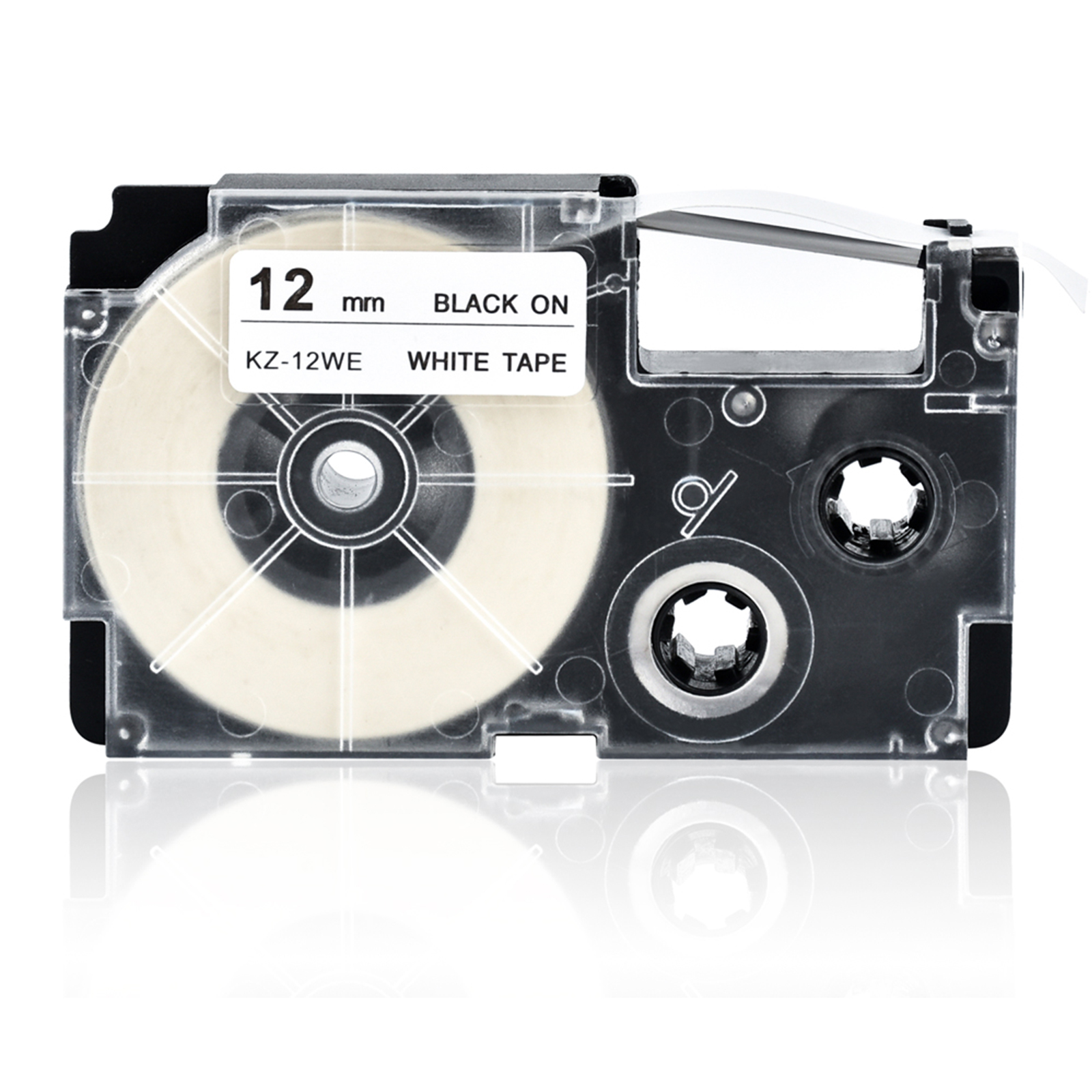 HXSJ 12Mm Label Tape Compatible Tape Cartridge Ribbon Replacement