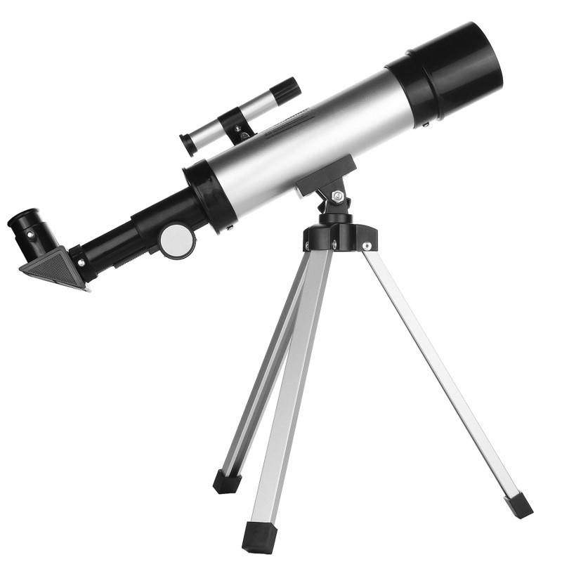 Erchu Astronomical Mirror with 90x Band Viewing Binocular and Tripod - silver