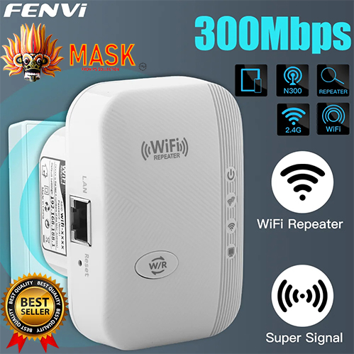 300 Mbps Wifi Repeater Range Extender Wireless Plug and Play