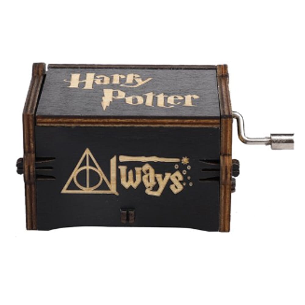 Harry Potter Music Box Magic School Hand Crank Musical Box Toy