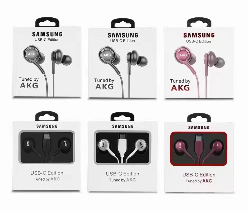 SAMSUNG M20 M21 Earphones ANC (SAE) Headset In-ear 3.5mm / Type C With Mic Wired For Galaxy S20 Note10 S10 S9 S8 S7 and all compatible phones/PCs. 