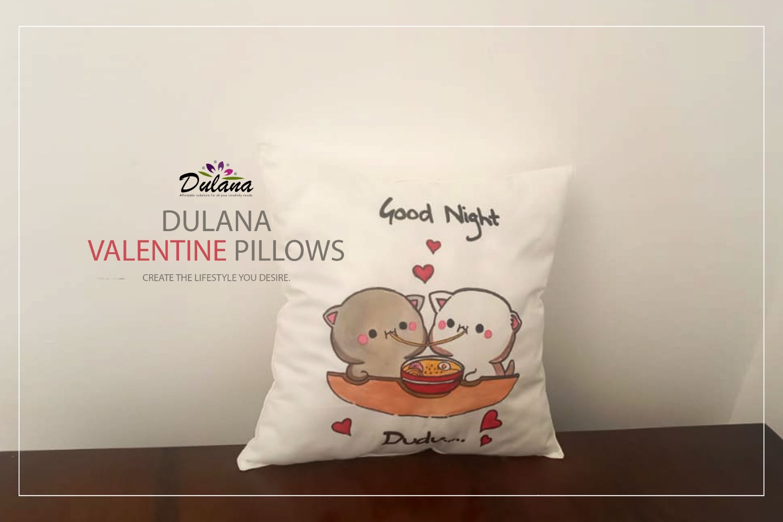gift pillow. 