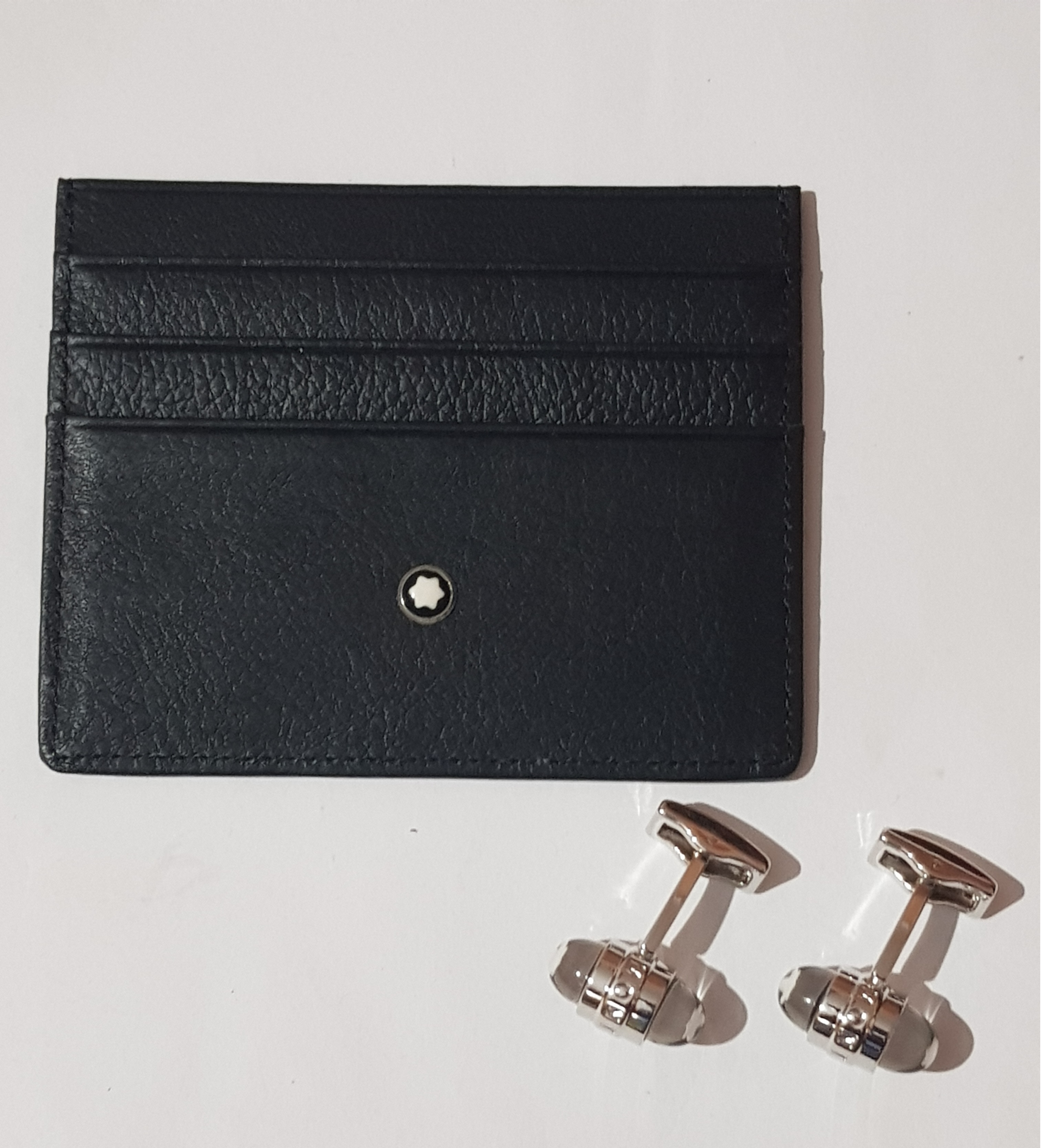 Mont Blanc Card Holder with Cufflink