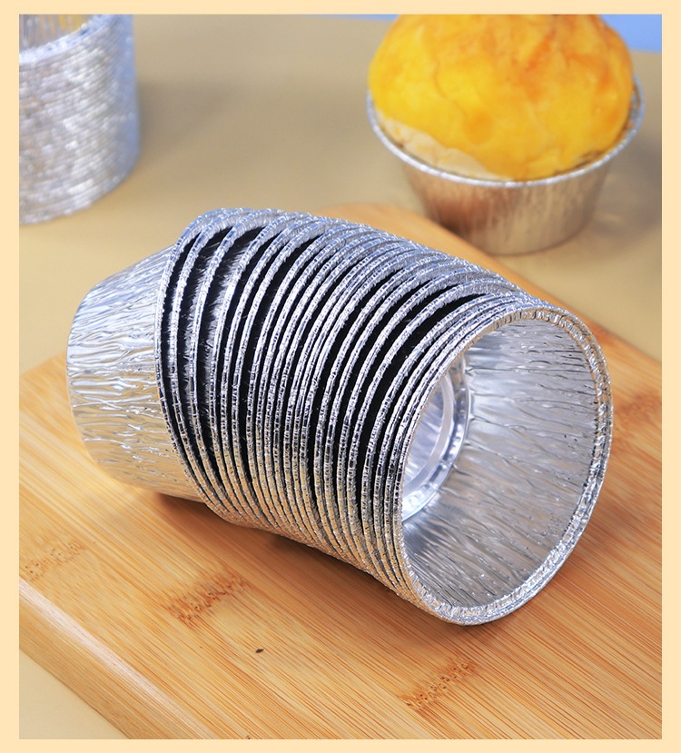 Aluminium Foil Egg Tart Cupcake Aluminium Mold Egg Tart Mold