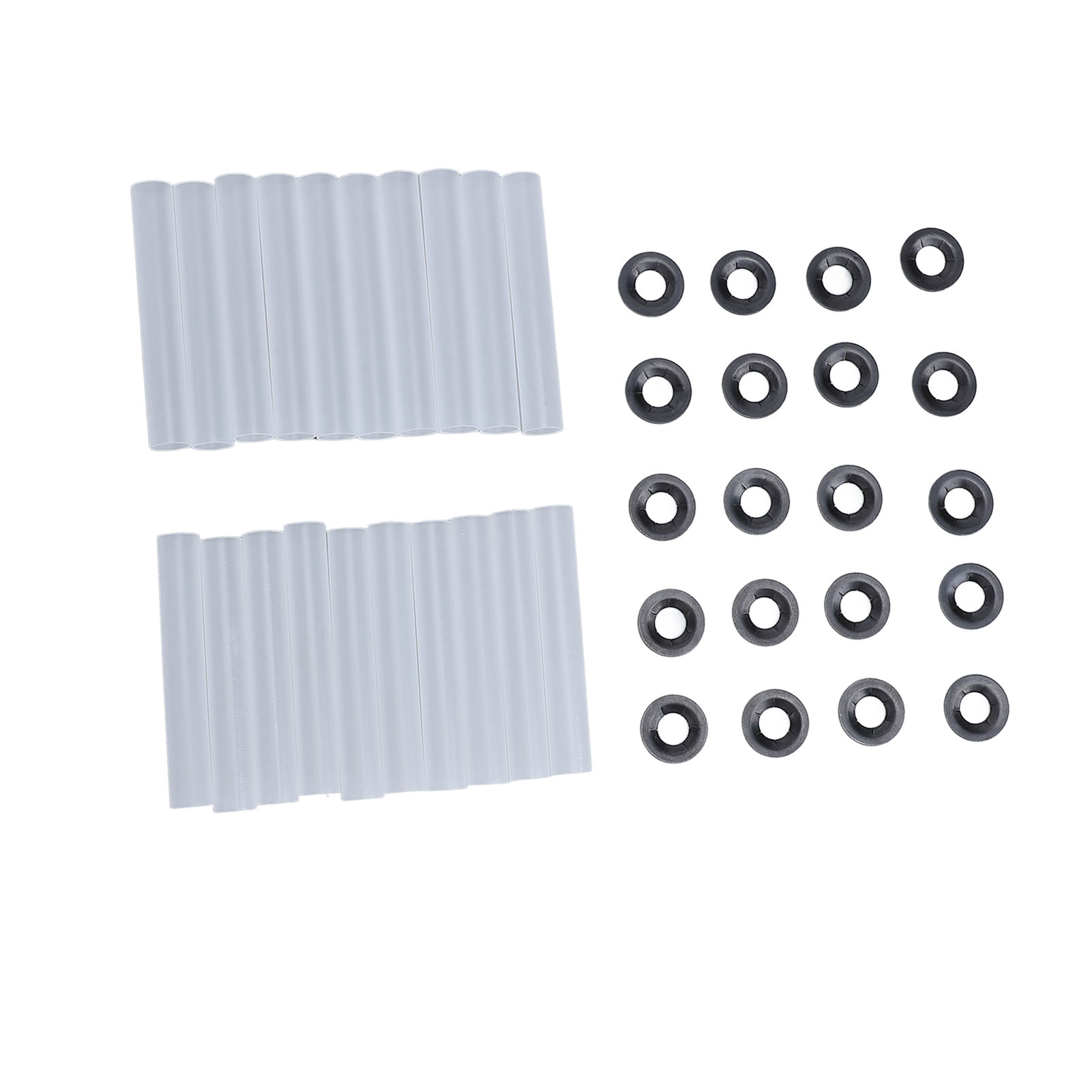 Garage Door Hinge Quiet Roller Sleeves Shaft Nuts Sleeves Easy Install Wear Resistance for Cars RV Garage Doors. 
