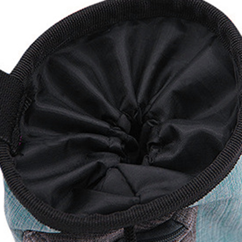 Portable Dog Training Treat Bags Puppy Snack Reward Dog Walking Snack Pouch Detachable Pet Feed Pocket Pouch-Coffee. 