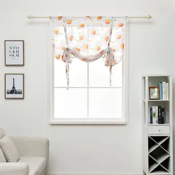 Sunflower Short Sheer Curtains Roman Blinds Tulle Curtains For