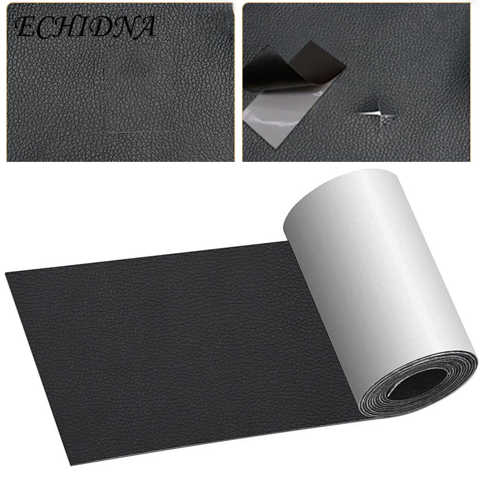 ECHIDNA Faux Leather Sheet Self-adhesive Sofa Seating Car Seats Artificial Leather Repair Tape. 