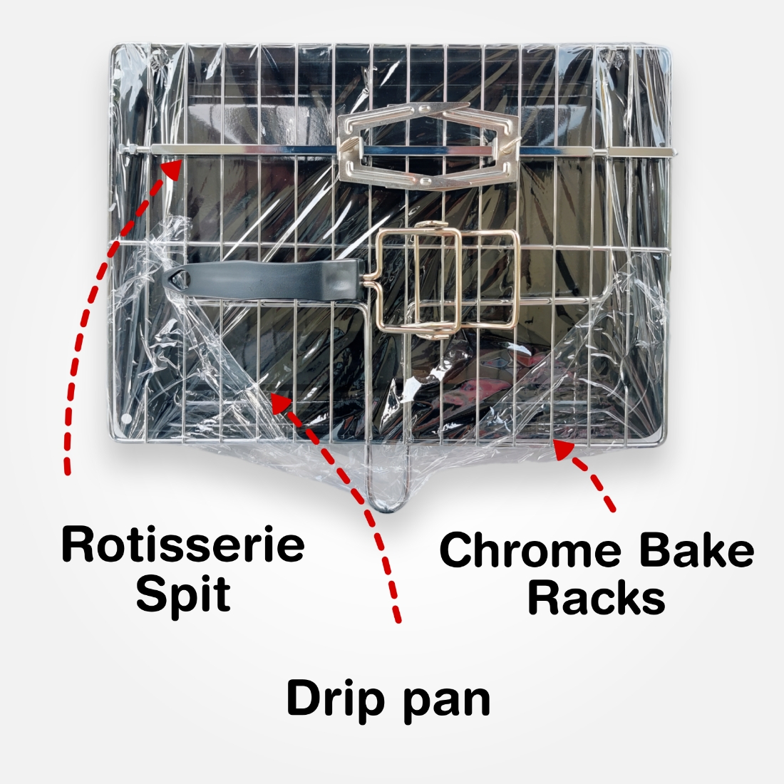 National Electric Oven 1.5kg grill & bake 23L. 