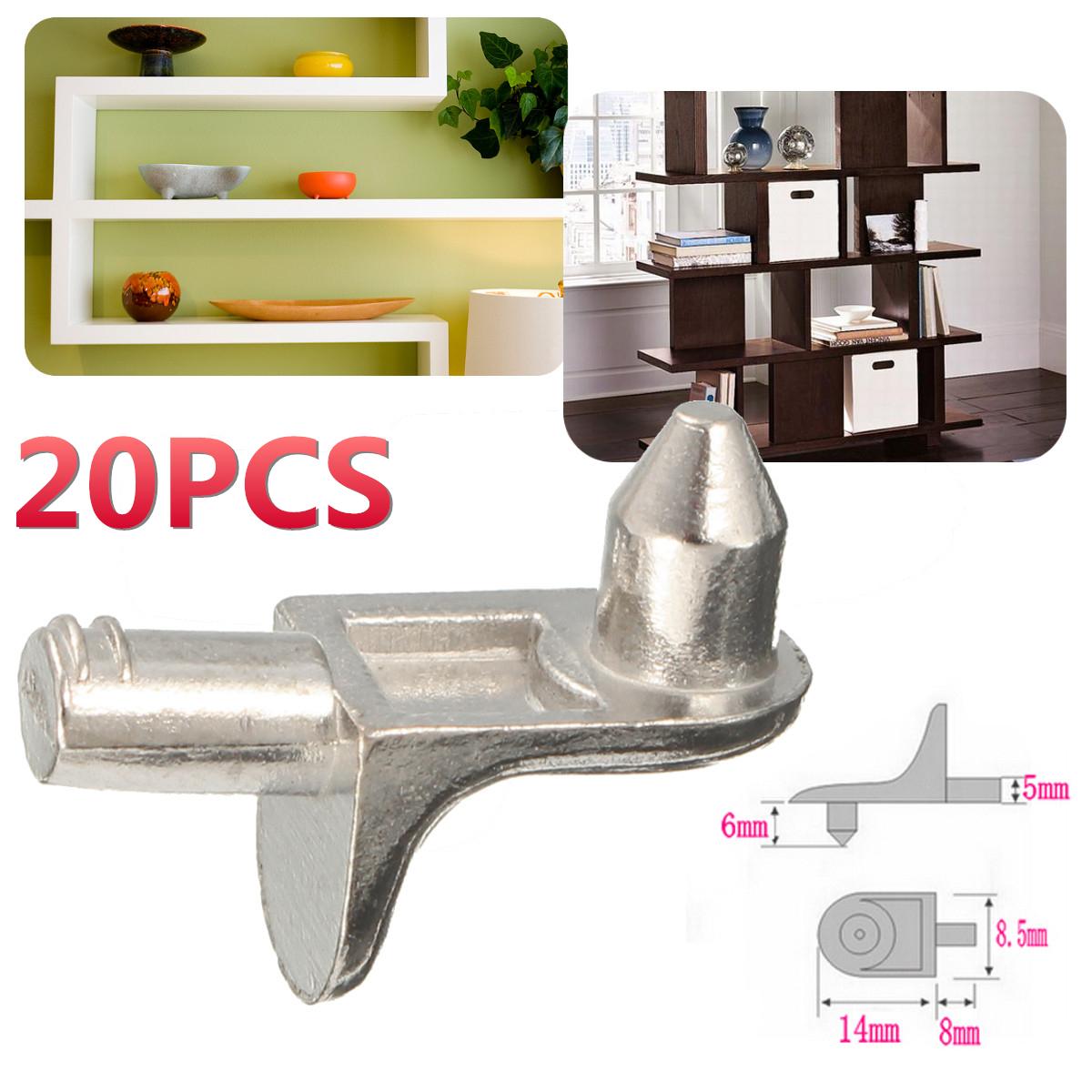 20pcs Tools Diy Furniture Board Shelf Metal Support Pins Nails Holder