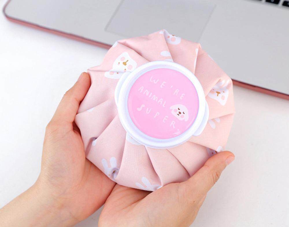 Ice Bag For Injuries Hot And Cold Reusable Ice Pack Health-care Ice Bag Pack For Sports Injuries Therapy And Pain Relief Pink. 