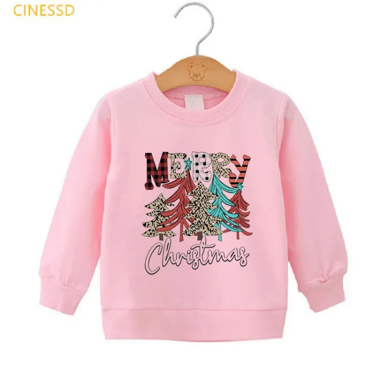 Girls christmas sweatshirts hot sale