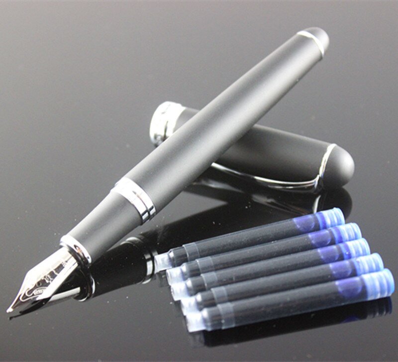 【Alizeker Mall】Noble JINHAO fountain pen Black colors with gift pen