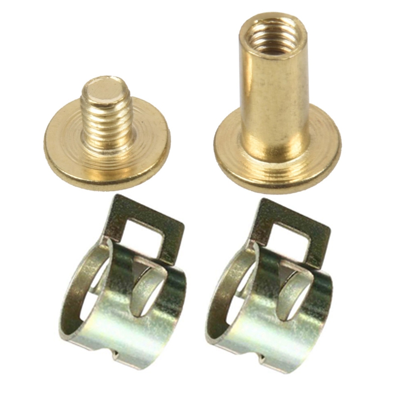 Binding Screws Scrapbook Binding Screw Post 10mm 19pcs Brass Tone Fasteners