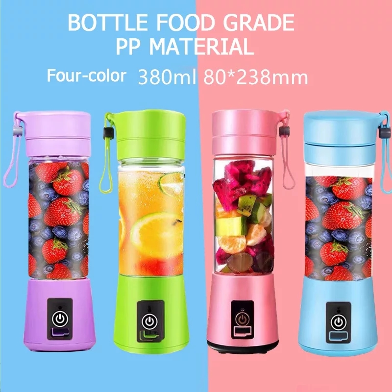 Portable Electric Juicer Blender USB Mini Fruit Mixers Juicers