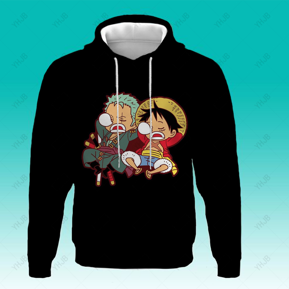 One Piece Japan Anime Sweatshirt Luffy Gear 5 Hoodie Kids Manga Graphic Sweater Fleece Harajuku Fashion Sportswear Clothes