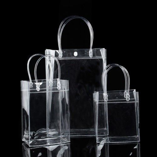 【ALLGOOD】sanhe Ready Stock Clear PVC Transparent Shopping Bag Shoulder Handbag Women Tote Travel Bags Bags for women on sale. 