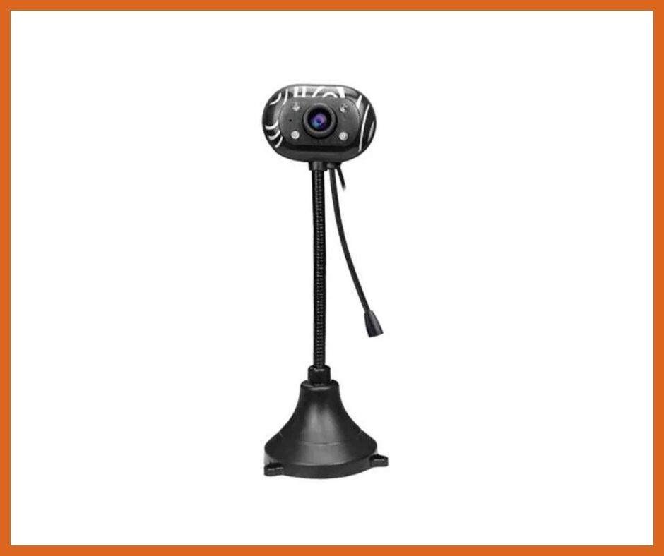 Web Camera with Mic Webcam with Mic Versatile Computer Video Camera Web Desktop Stand HD Teaching Plug & Play USB Webcam Built-in Microphone. 