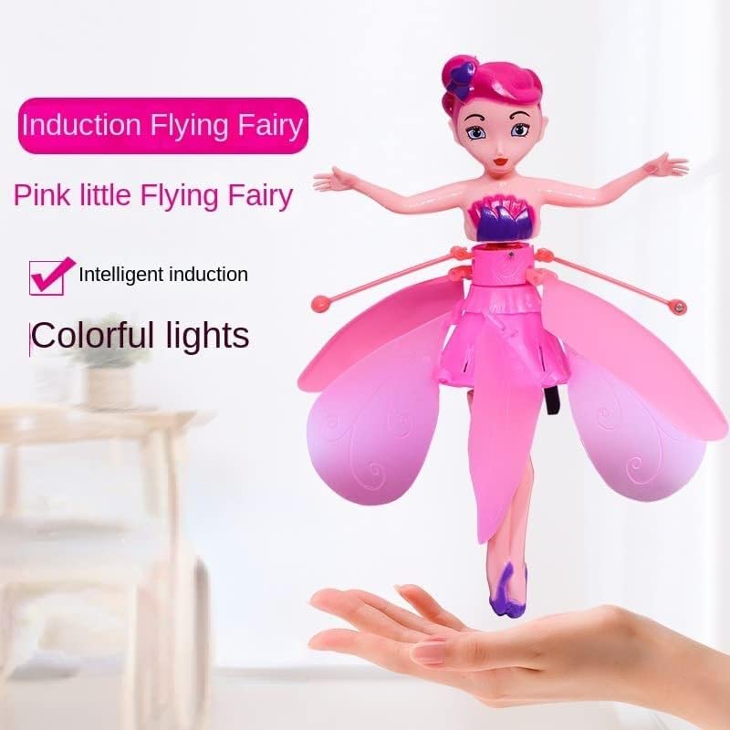 Flying Flower Fairy Doll - Flying Princess Fairy Drone Doll with Infrared Induction Control. 