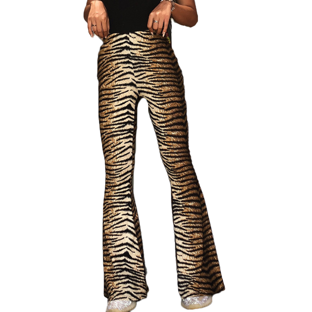 stretchy printed pants