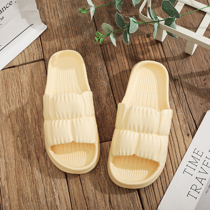 【WEJA】New Women Soft Sole Cloud Slippers Thick Platform Indoor Outdoor Beach Sandals Summer EVA Non Slip Flip Flops