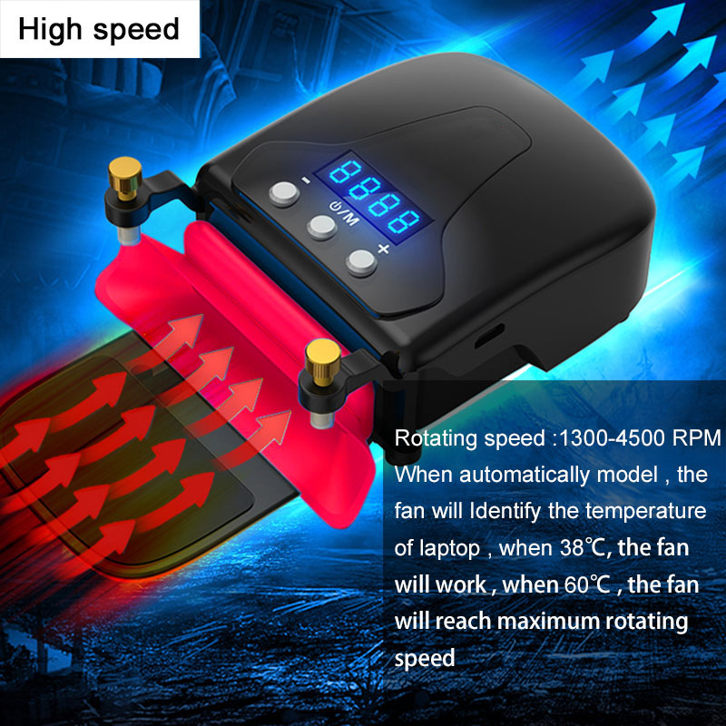 HXSJ La-ptop Cooler Fan for La-ptop Cooling Cooler 12 17 Inch Vacuum USB Universal Notebook Fan Cooling External Air Extracting Cool. 