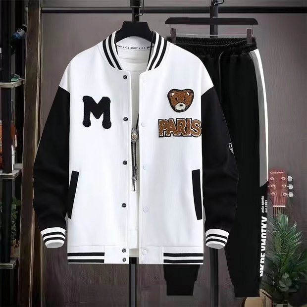 13 Spring and Autumn Baseball Clothes Boys 12 Years Old 15 Teenage Students 14 Fashion brand coat 16 Older Children Sports Suit. 