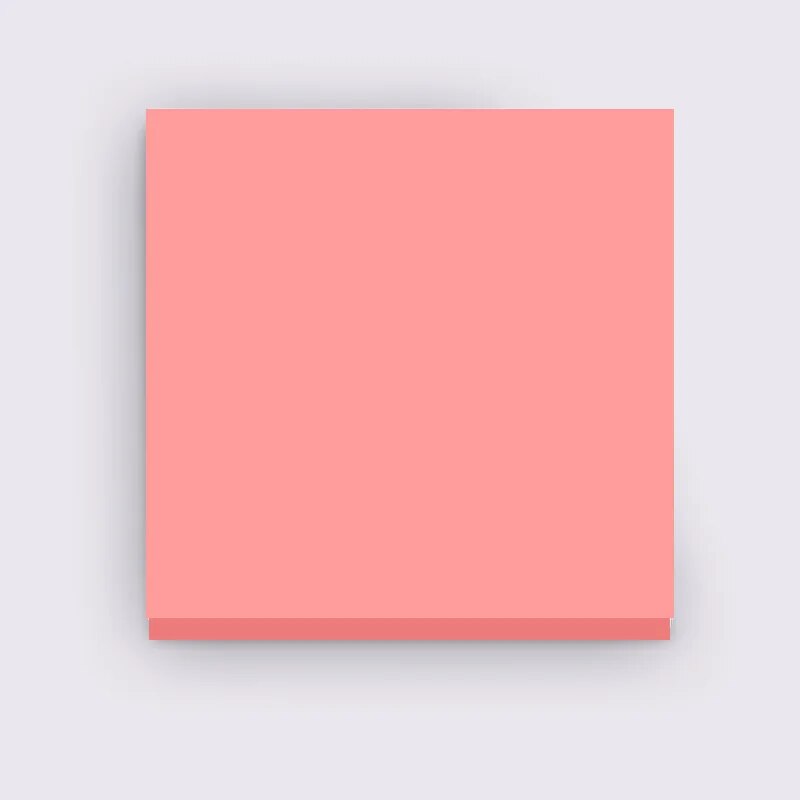 100 Sheets/pack Colorful Sticky Notes Stickers Index Memo Pad Self