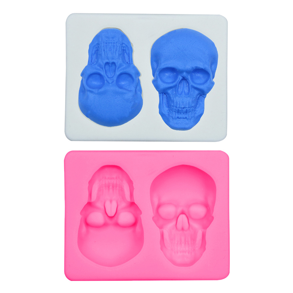 Pin On Make Resin Molds Halloween Skull Silicone Mold Cake Decoration