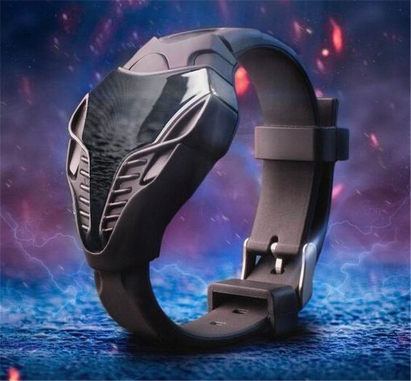 Cobra LED watch unique design silicone hand ring wrist watch For men's Women watches Fashion digital watch. 