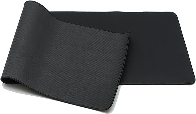 PLAIN MOUSEPAD BLACK/Red/Blue-- BIG (800 X 300 X 3MM)(11.8x31.5x0.12 Inches). 