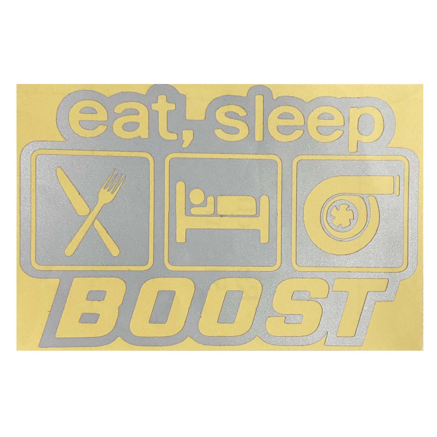 Universal Eat Sleep Boost Vinyl Car Sticker