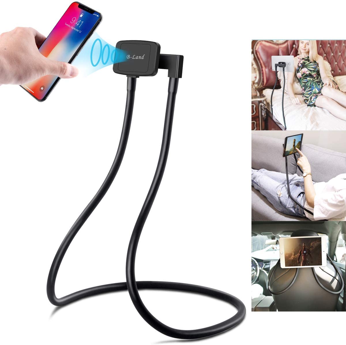 Neck Phone Holder. 