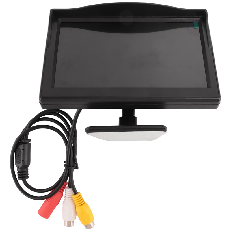 OYPFXMI 6pcs 5 Inch 800X480 TFT LCD HD Screen Monitor with Dual Mounting Bracket for Car Backup Camera/Rear View/DVD. 