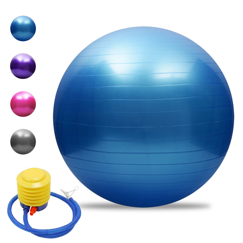 High Quality 65 cm Gym Ball Gymnastic Ball Fitness Ball Aerobic Ball Exercise Balls Fitness Accessories-Multicolor. 