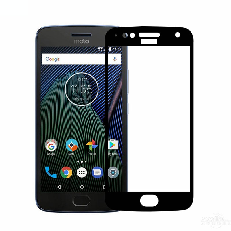 【Moto X4 Black Glass】 Full Tempered Glass For Moto E5 G6 G7 G8 E4 Play Plus X4 Force One Action Screen Protector Guard. 
