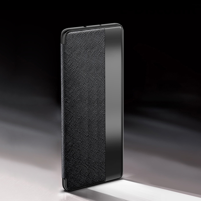 For Galaxy S21 FE Case Smart View Phone Back Cover for Samsung S21FE Fan Edition Flip Case Big Window View Flip Leather Phone cases Autosleep. 