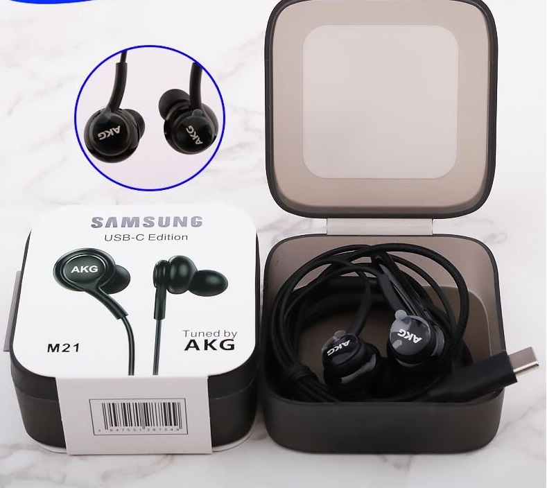 SAMSUNG M20 M21 Earphones ANC (SAE) Headset In-ear 3.5mm / Type C With Mic Wired For Galaxy S20 Note10 S10 S9 S8 S7. 