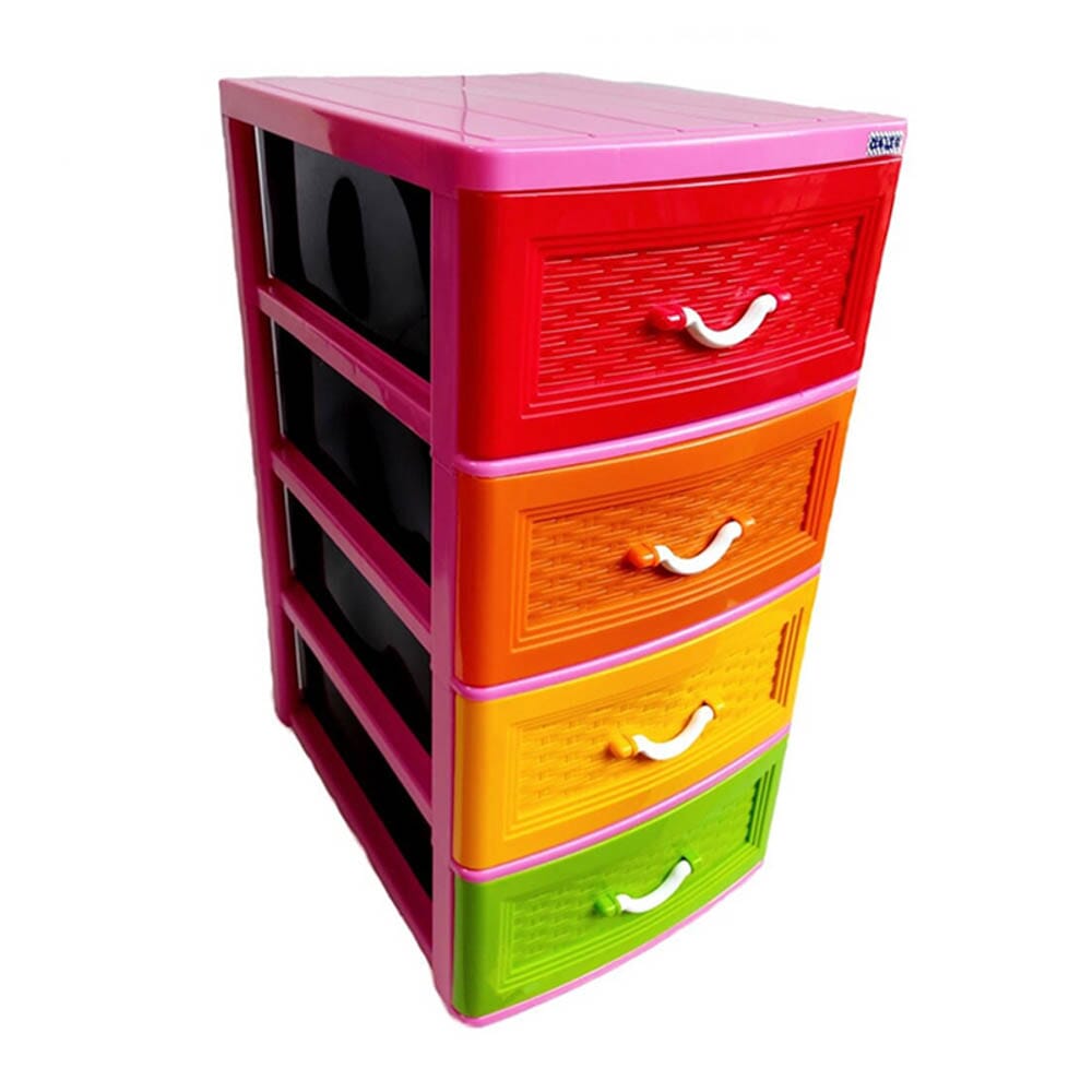 Damro Baby Drawer Cupboard 4 Doors Multi Colors Cloth Drawer | Daraz.lk