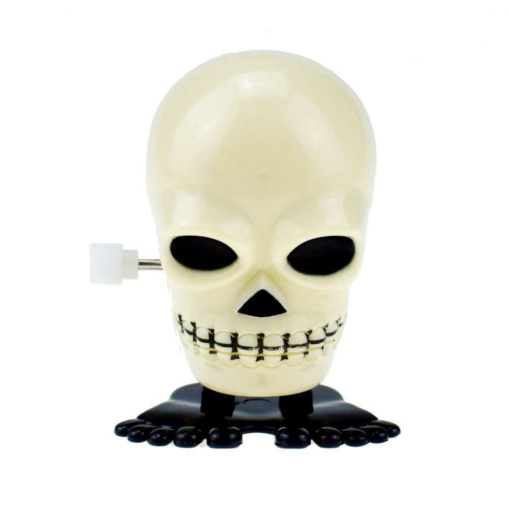 Wind Up Funny Toys Halloween Gifts for Kids Party Favors Goody Bag Filler  Style:Orange jumping teeth