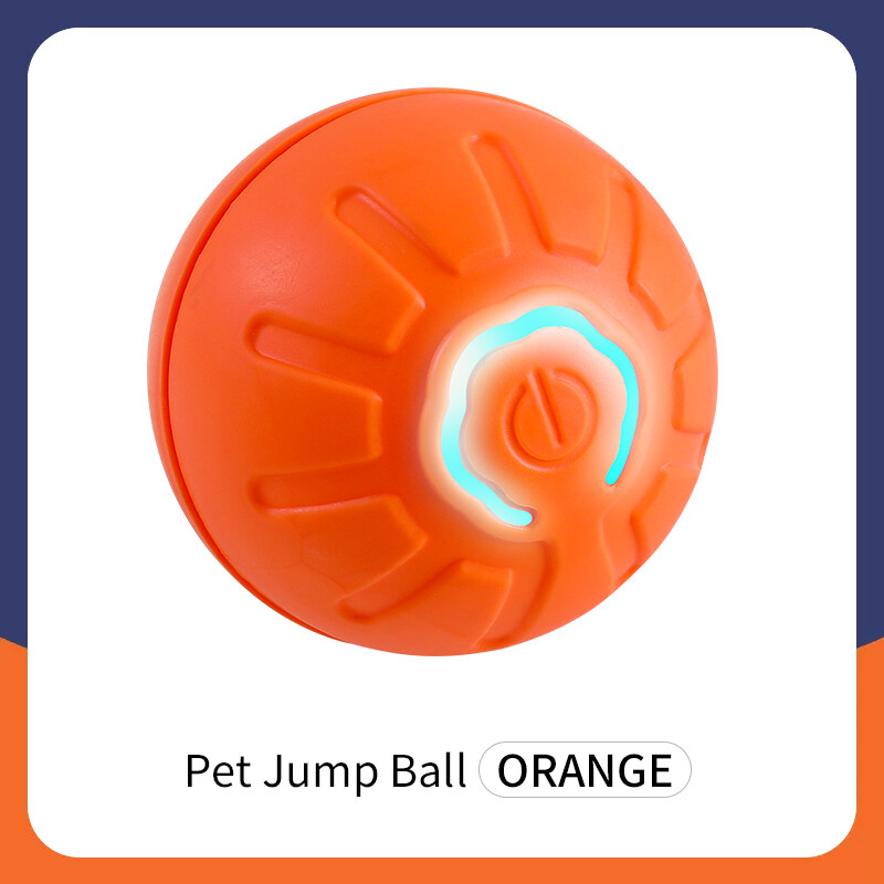 Kebidumei Smart Ball Dog Toy Pet Smart Self Rolling Electric Ball Toy USB Charging Interactive Pet Exercise Toy for Kittens Puppies