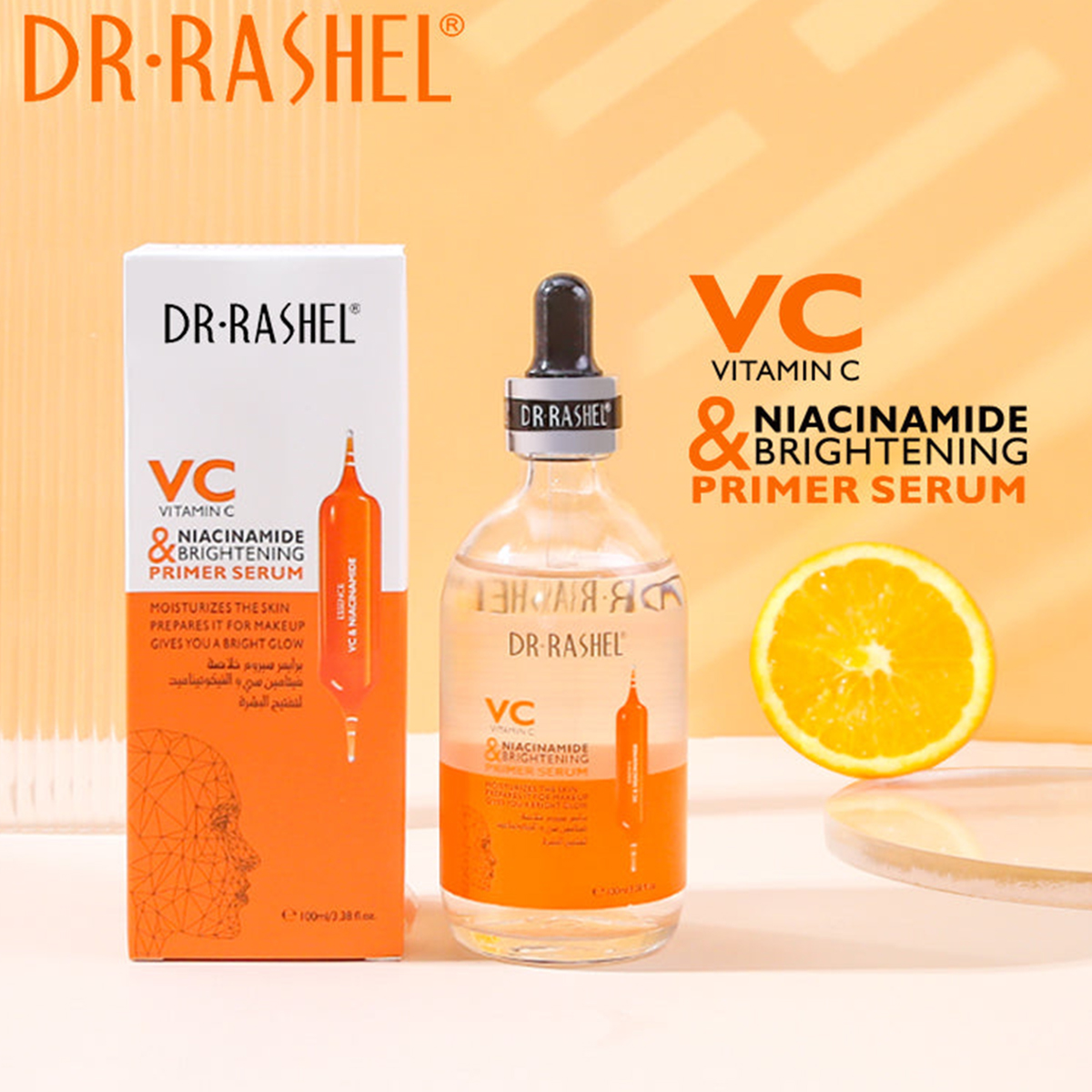 Dr.Rashel Vitamin C Niacinamide Primer Serum - 100ml