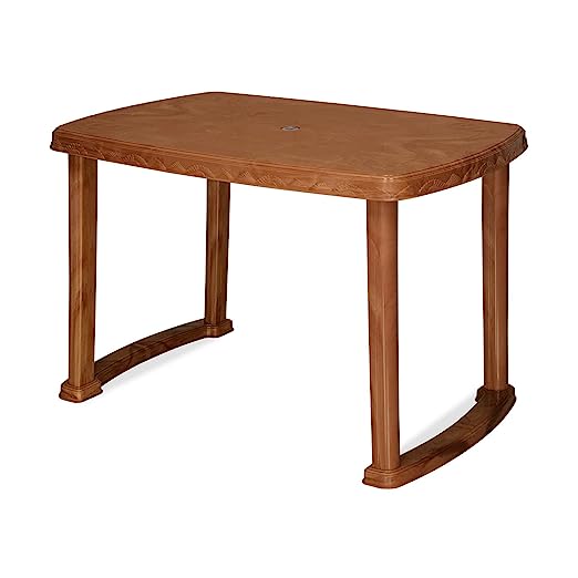 Plastic table Rectangular Shape Plastic Dining Table for Home, Dining Room, Office, Restaurants, Cafeterias, Garden, Indoor & Outdoor. 