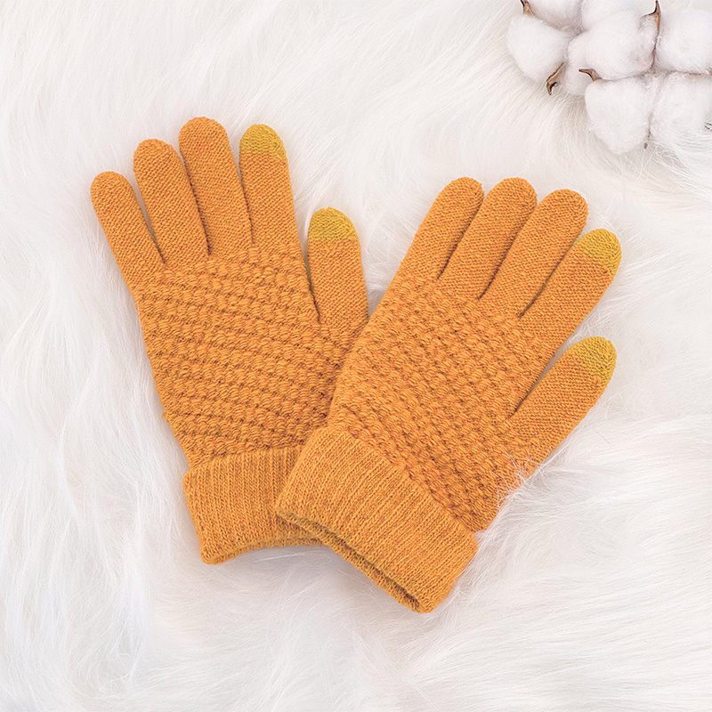 Gloves Men's Winter Riding Warm with Velvet Touch Screen Student Winter Female Cycling Sports Windproof Cold-Proof Men Driving. 