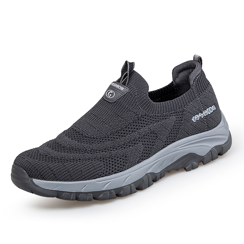 Zulijian Shoes for the Old Slip-on Walking Shoes Shoes for the Old Official Men's Autumn Old Beijing Cloth Shoes. 