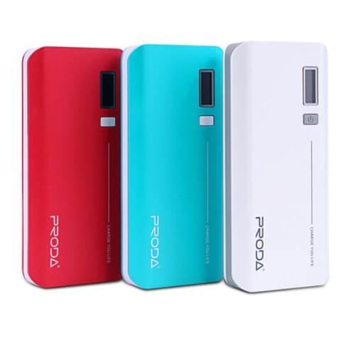 20000Mah Proda Remax Power Bank - Red/Blue/White
