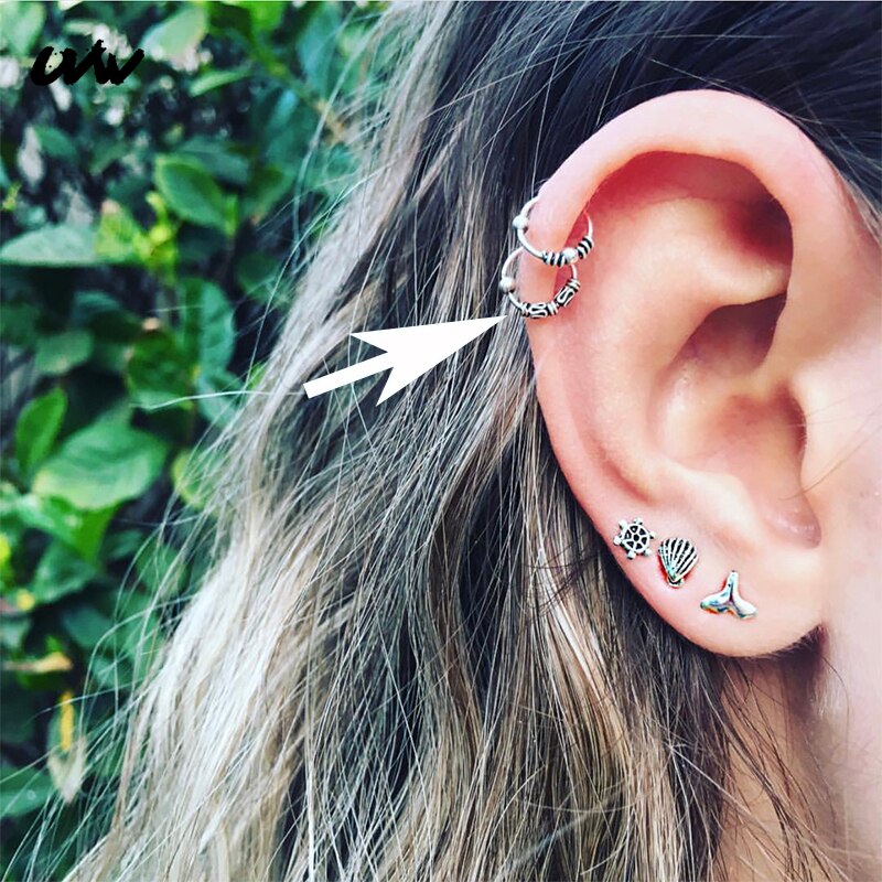 boho helix piercing