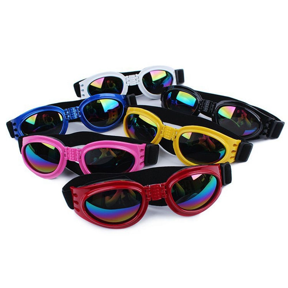 SHUSHAB Puppy Pet Eyewear Foldable Windproof UV Protection Pet Supplies Dog Protection Goggles Sunglasses. 