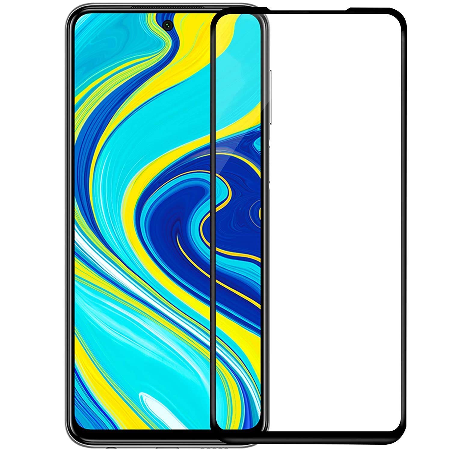 OriginaI 9H Full Glue Edge to Edge Full Screen Anti-Scratch Tempered Glass for Xiaomi Mi Redmi Note 9 9s 9Pro Screen Protection. 